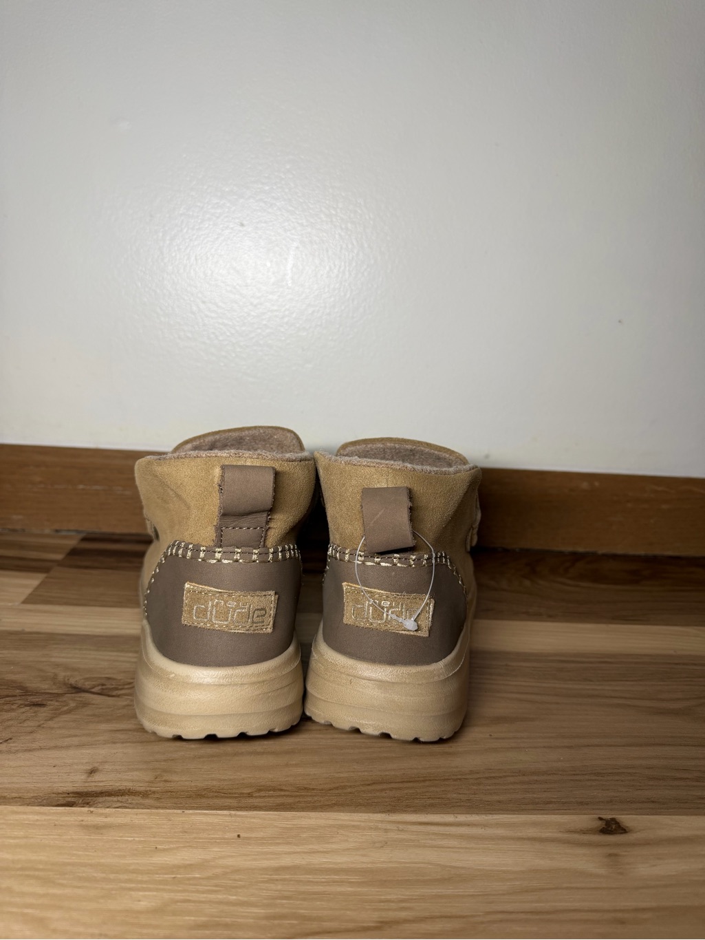 Heydude Denny Suede Chestnut Women’s 9 Eu 40 Ankle Boots Moccasin Nwot — image 4 of 7